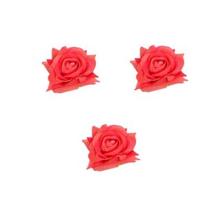 Fabric Rose Flower - Peach