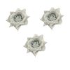 Fabric Rose Flower - Grey