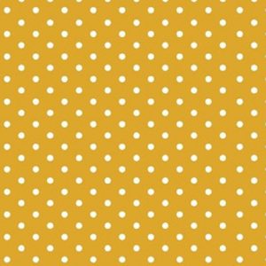 Yellow Felt Sheet With White Dots