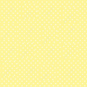 Light Yellow Felt Sheet With White Dots