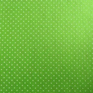 Parrot Green Felt Sheet With White Dots