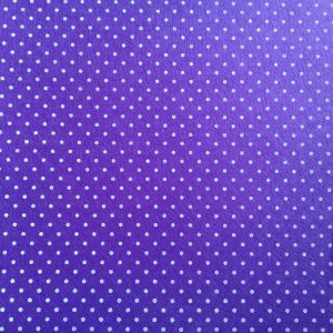 Purple Felt Sheet With White Dots