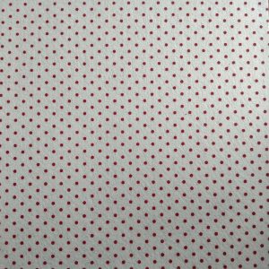 Off White Felt Sheet With Red Dots