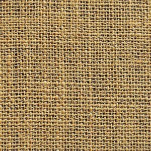 Jute Fabric - Yellow With Brown