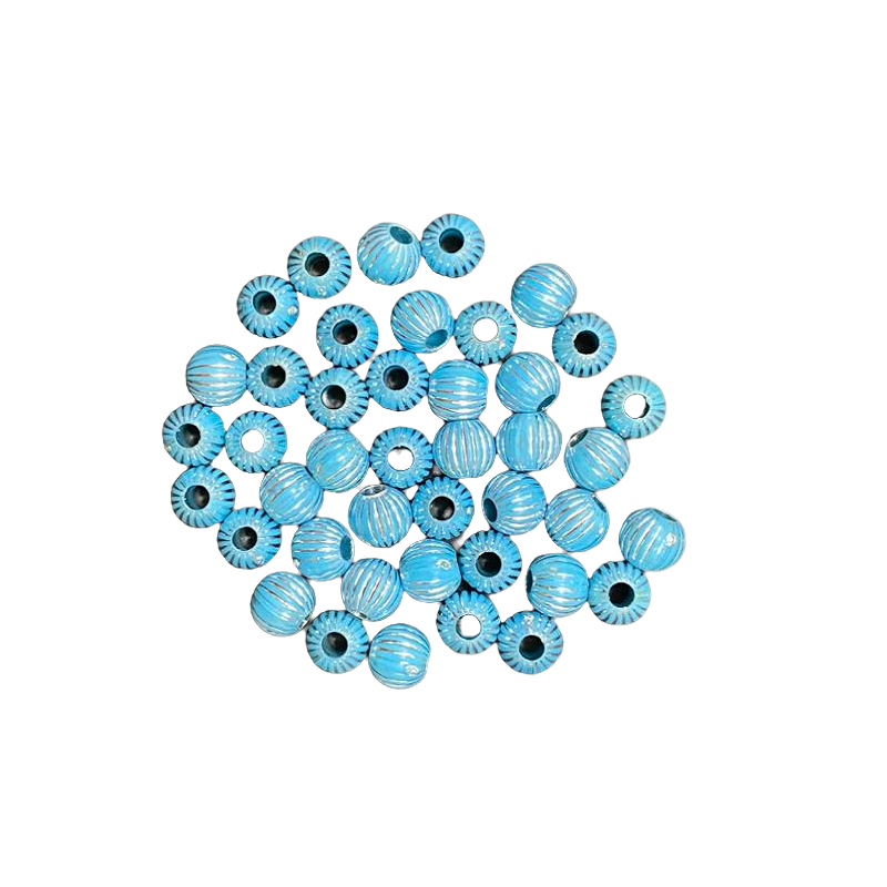 Acrylic Beads - Blue