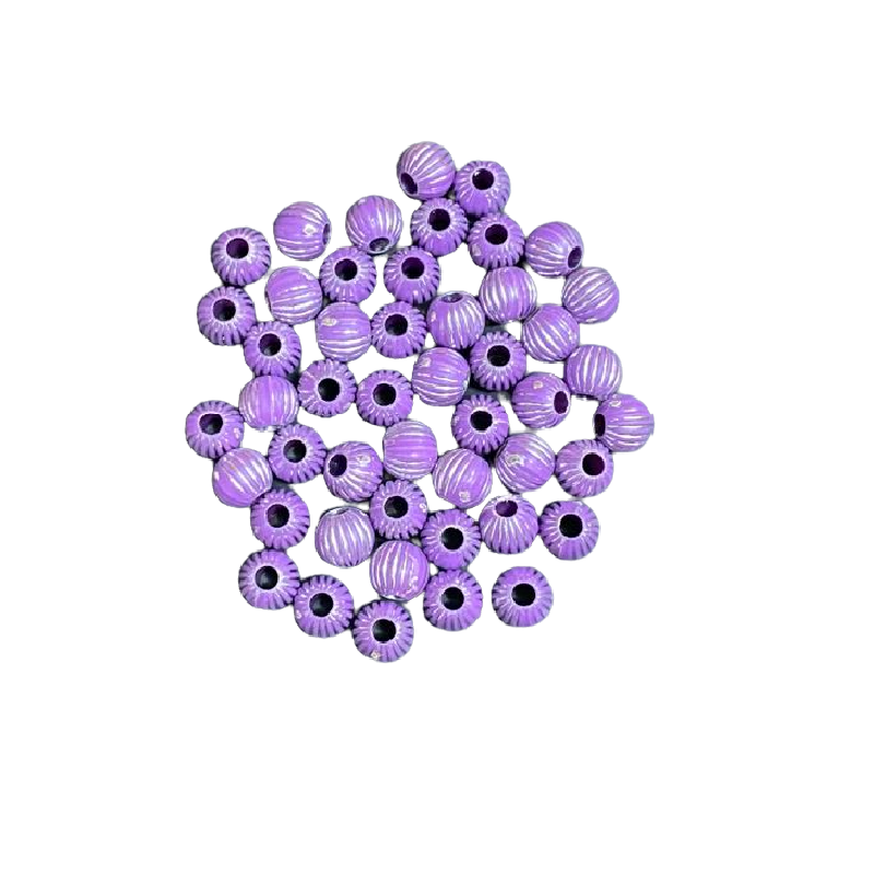 Acrylic Beads - Purple