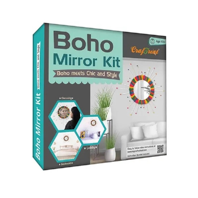 Craftreat Boho Mirror Kit - Color
