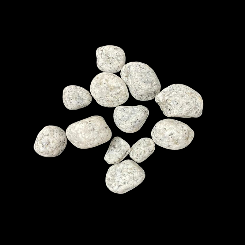 Pebble Stones - Black With White
