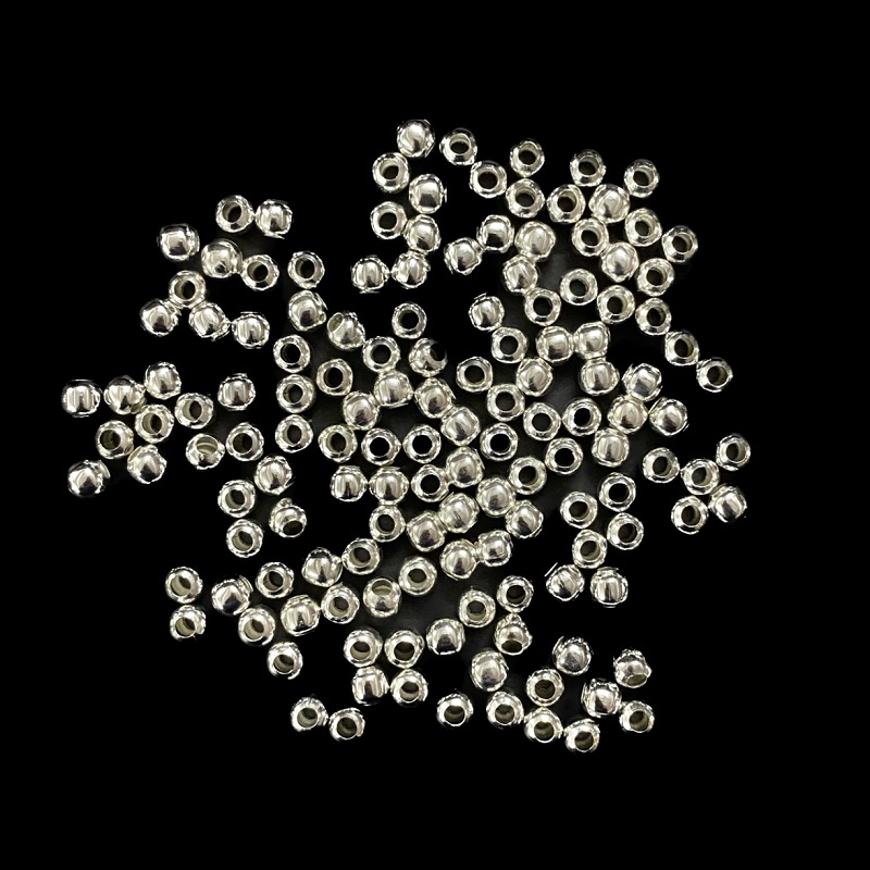 Silver Round beads – 6 MM