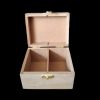 MDF Two Partition Box 5 x 4 inches
