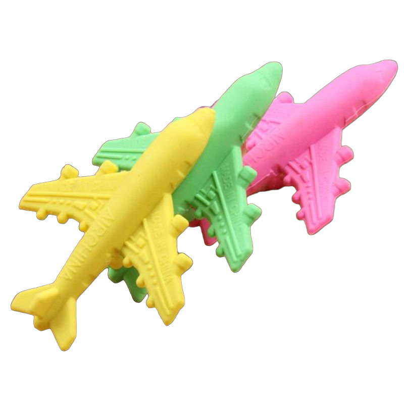 Cute 3D Airplane Erasers