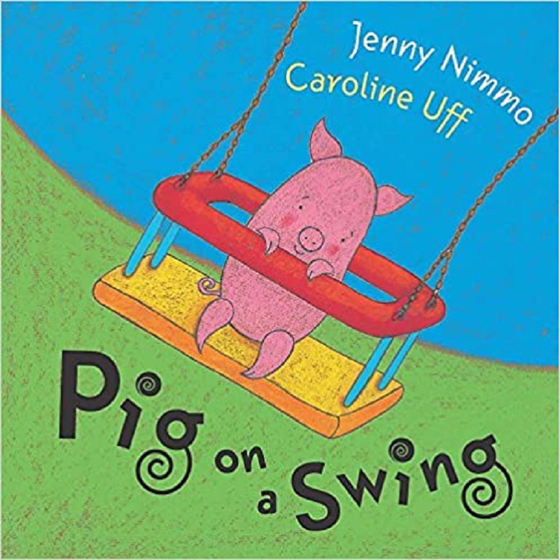 Pig on a Swing by Caroline Uff