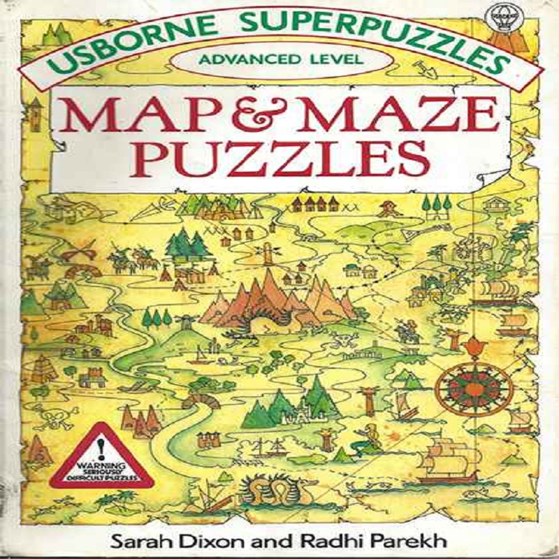 Usborne Superpuzzles Map and Maze Puzzles