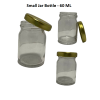 Clear Glass Jam Bottle - 60 ML