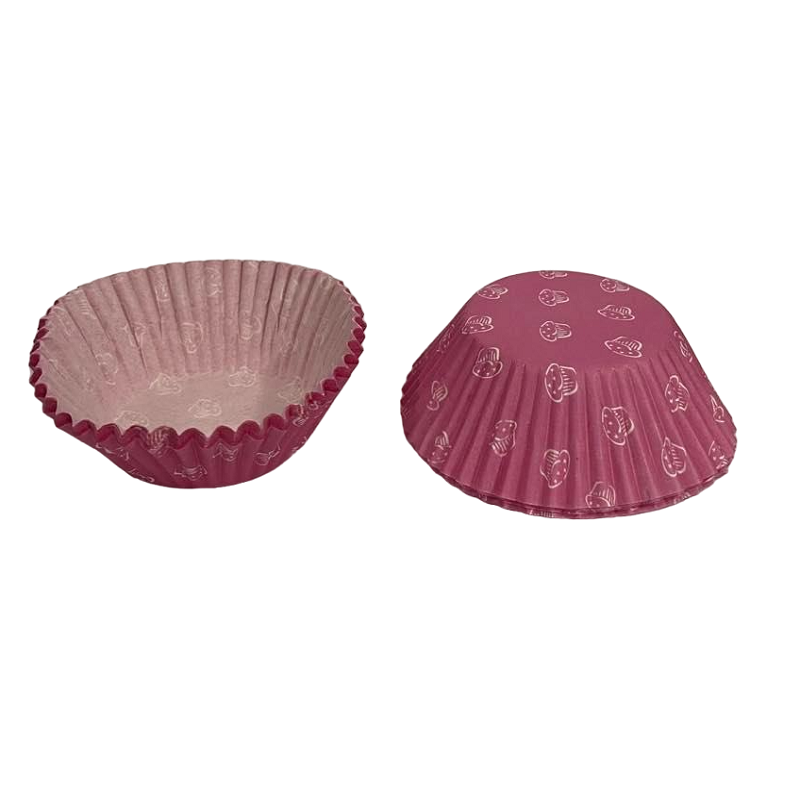 Cupcake Liners Pink Muffin