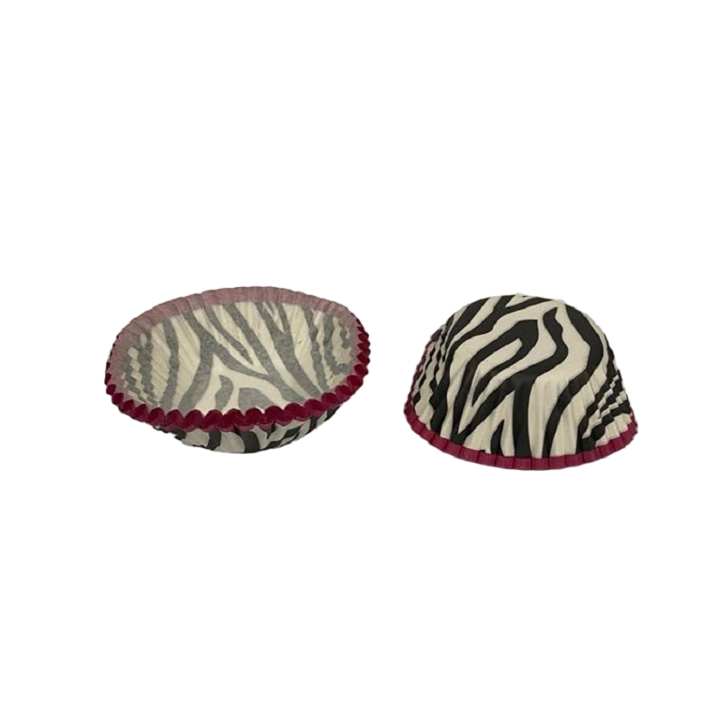 Mini Cupcake Liners Zebra