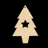 Christmas Tree MDF Ornament