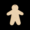 Gingerbread Man MDF Christmas Ornament