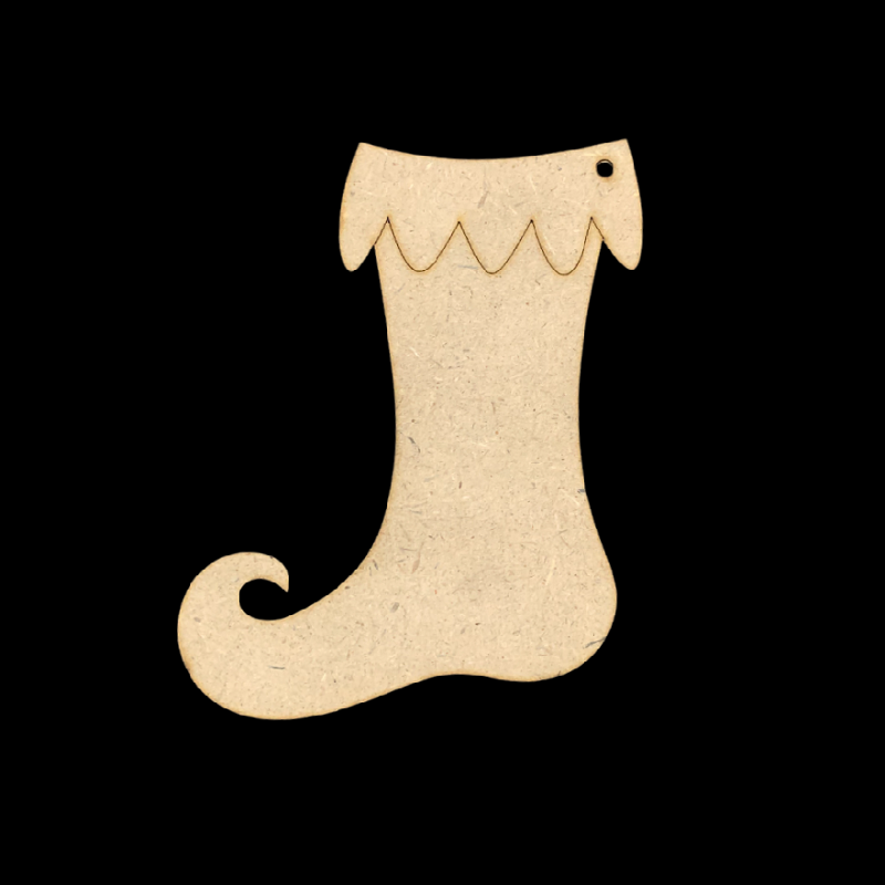 Pre-Marked MDF Cutout - Christmas Stocking