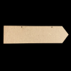 MDF Arrow Name Board