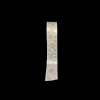 White Satin Gold Snowflake Print Ribbon
