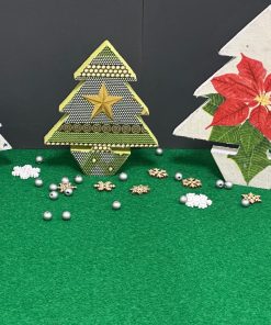 Alternative view of MDF Standing Christmas Trees Set Of 3