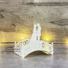 Papericious 3D Chipboard Embellishments - Unassembled Bridge With Couple