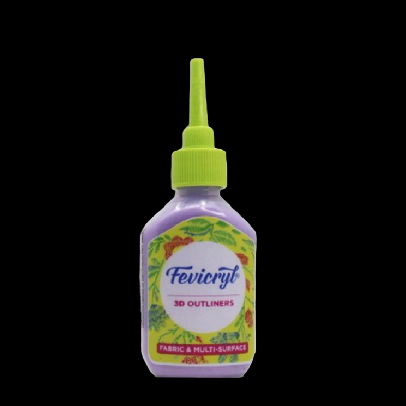 Fevicryl 3D Outliners Fabric And Multi-Surface - Pearl Lilac