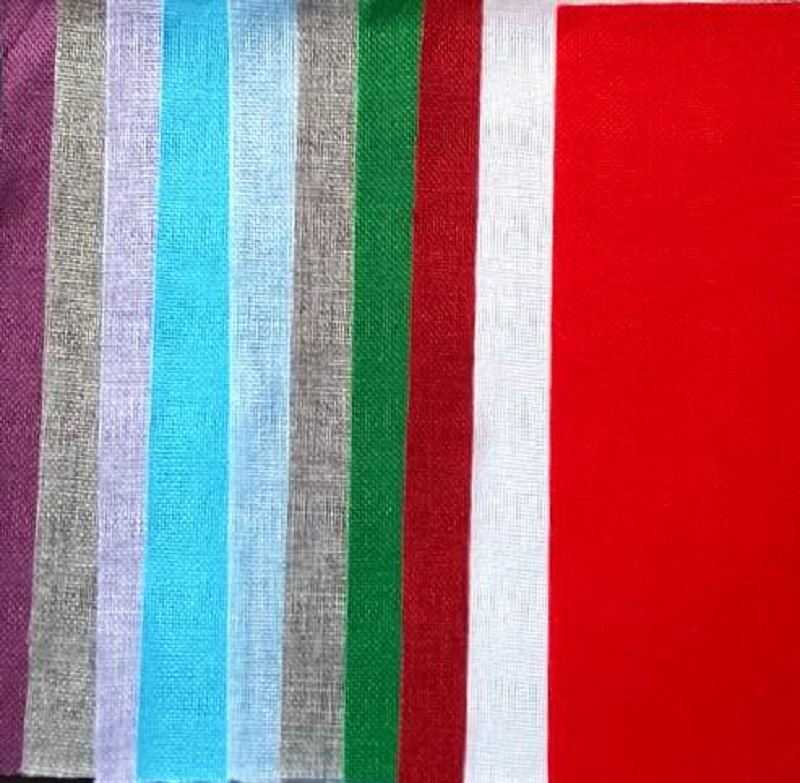 Mixed Colour Jute Sheets Pack 2mm - A4