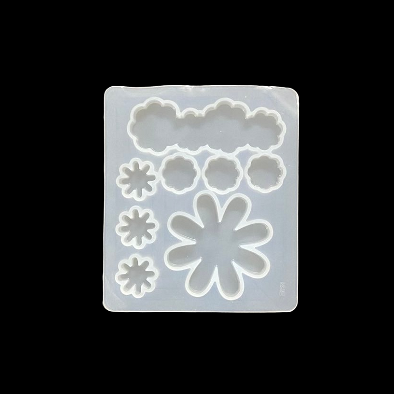 Silicone Flower Shape Hair Clip Mould