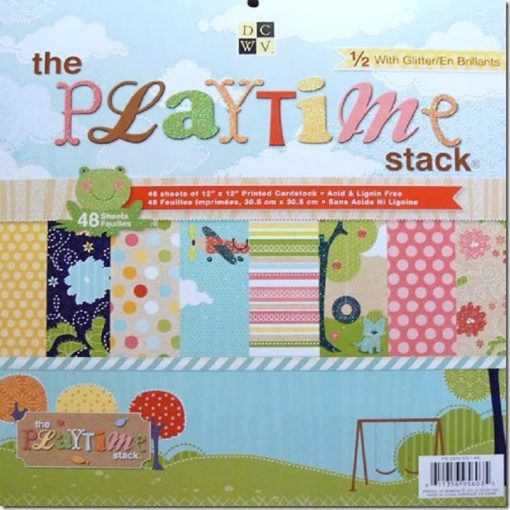 DCWV The Playtime Stack Paper Pad 12 x 12