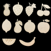 MDF Fruit Set