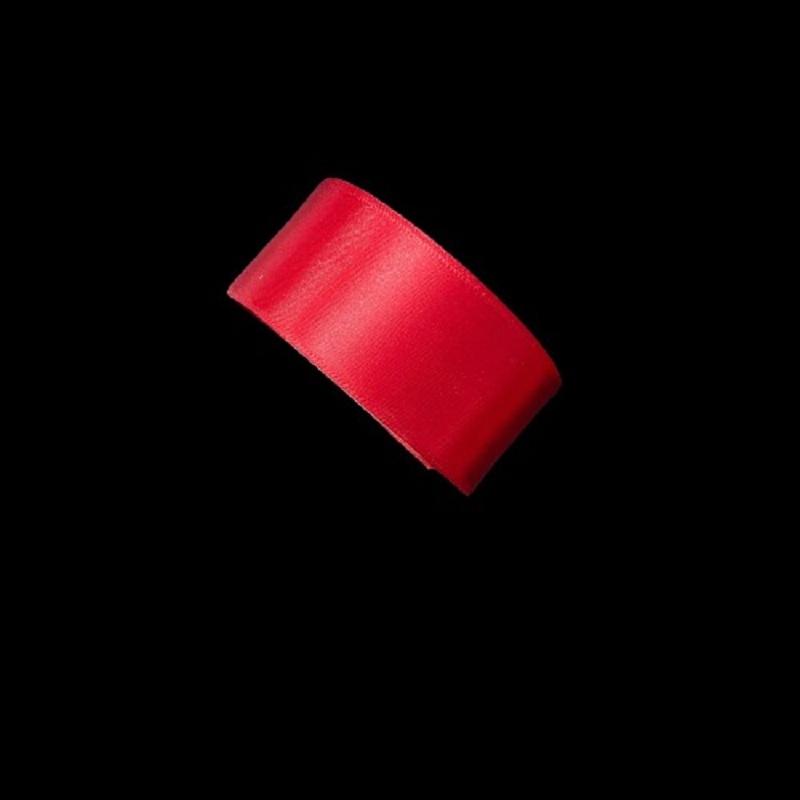 Dark Red Satin Ribbon 38 mm