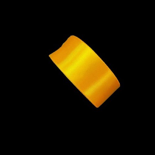 Dark Yellow Satin Ribbon 38 mm