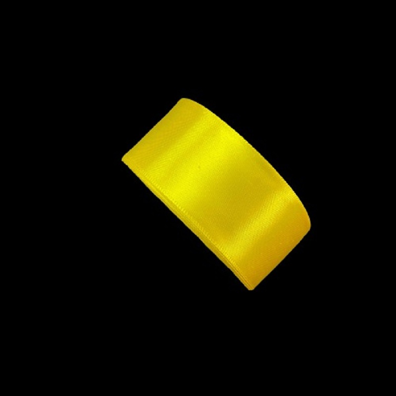 Yellow Satin Ribbon 38 mm