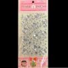 Self Adhesive Round White Color Stone Sticker