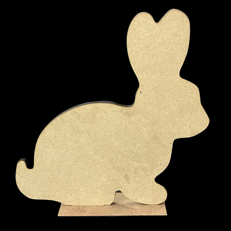MDF Easter Bunny With Stand
