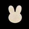 MDF Easter Bunny Face 4 inches