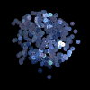Navy Blue Round Shape Sequins