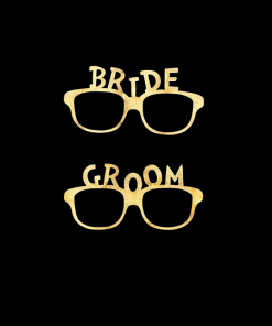 Bride And Groom Wooden Embellishments