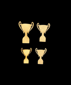 Medal Cup Wooden Embellishments