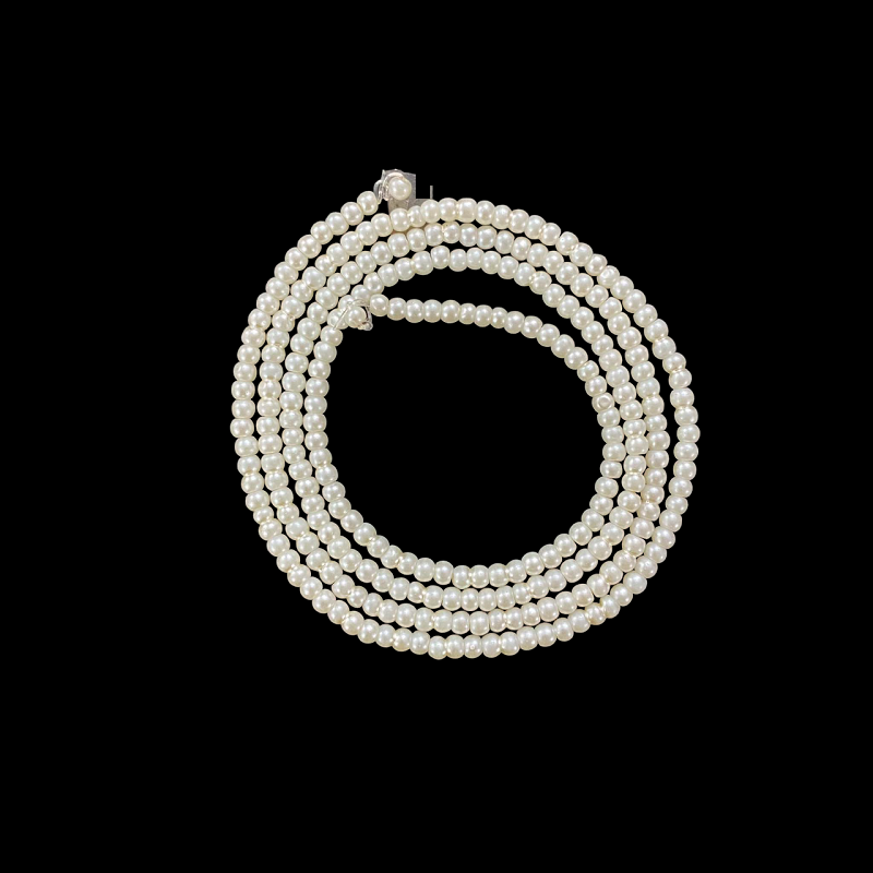 Pearl Finish Round Beads - White