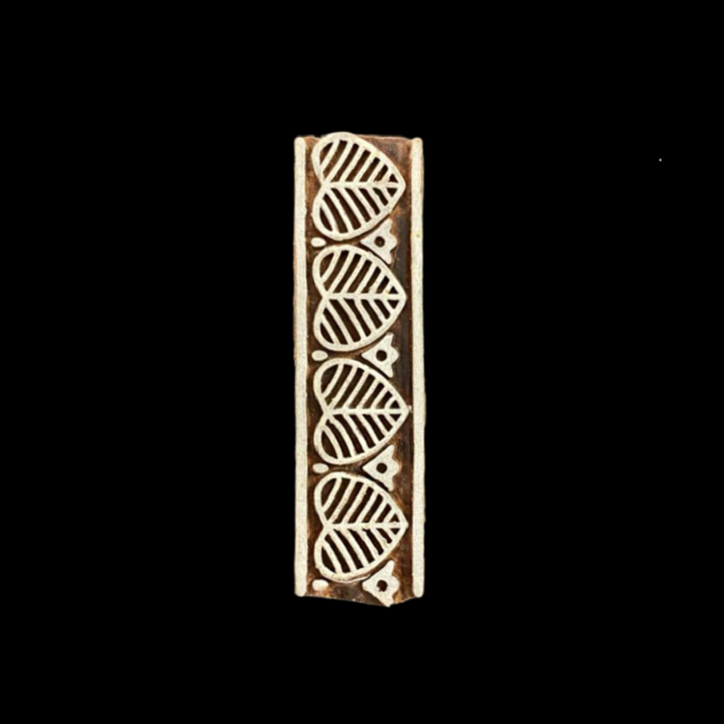Wooden Printing Block Stamp - Heart