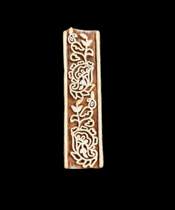 Wooden Printing Block Stamp - Flower With Leaf