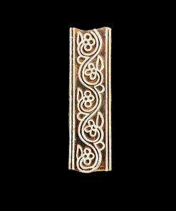 Wooden Printing Block Stamp - Flower With Leaf