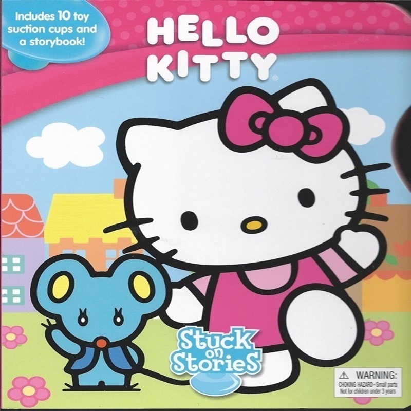 Stuck on Stories Hello Kitty Storybook Games & 10 Suction Cup Figures