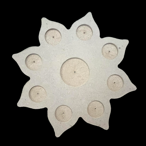 MDF T-Light Candle Holder – Flower