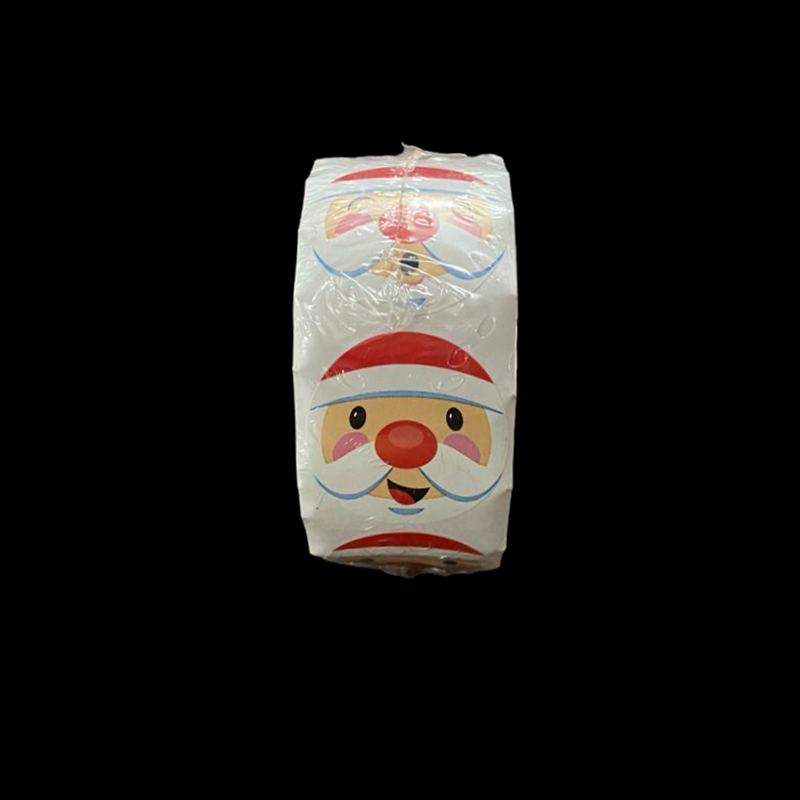 Stickers On A Roll - Christmas Santa Claus