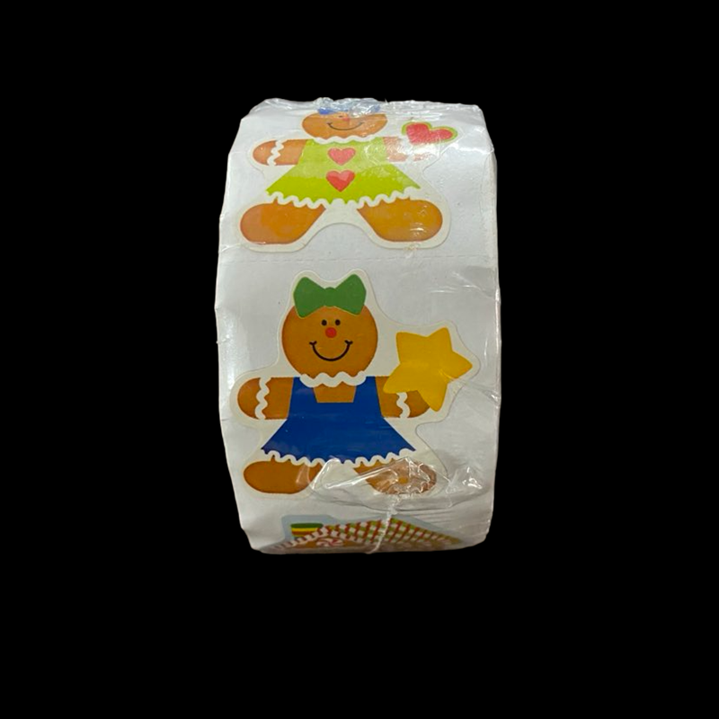 Stickers On A Roll - Christmas Ginger Man