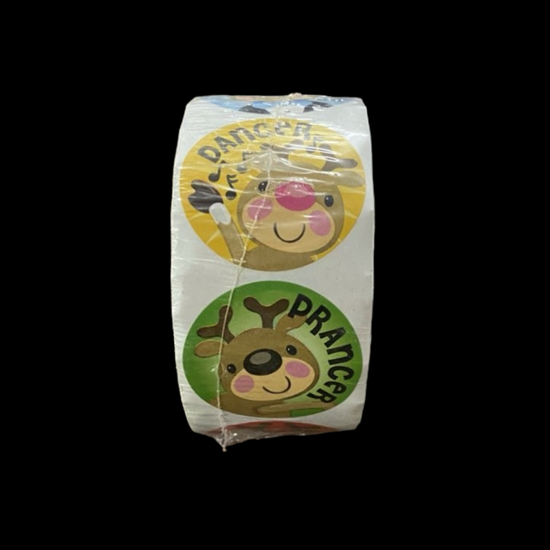 Stickers On A Roll - Christmas Reindeer